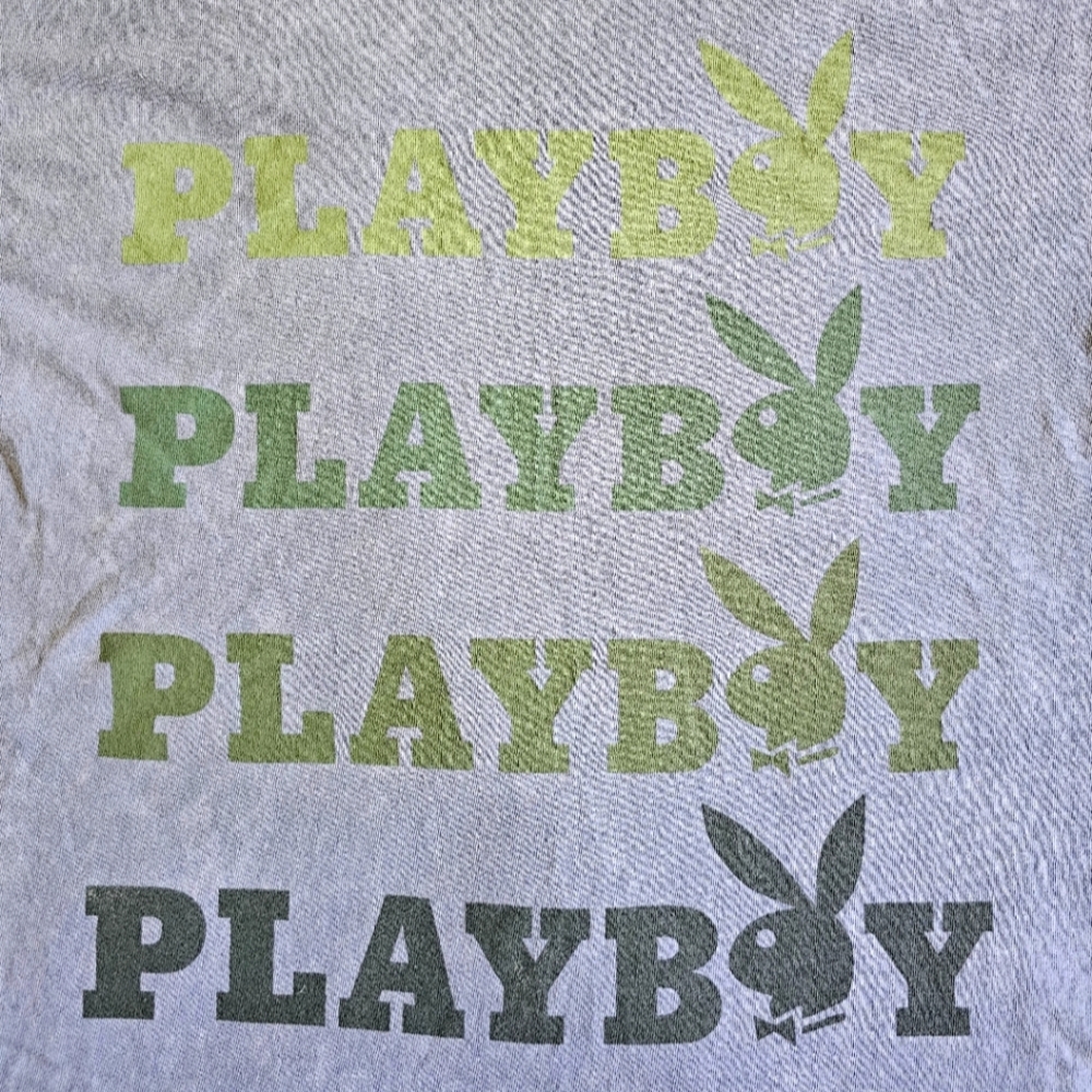 Playboy gray logo t-shirt, size M